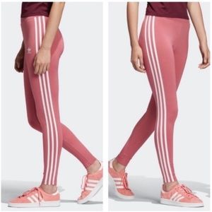 S Adidas Three Stripes Leggings Tights